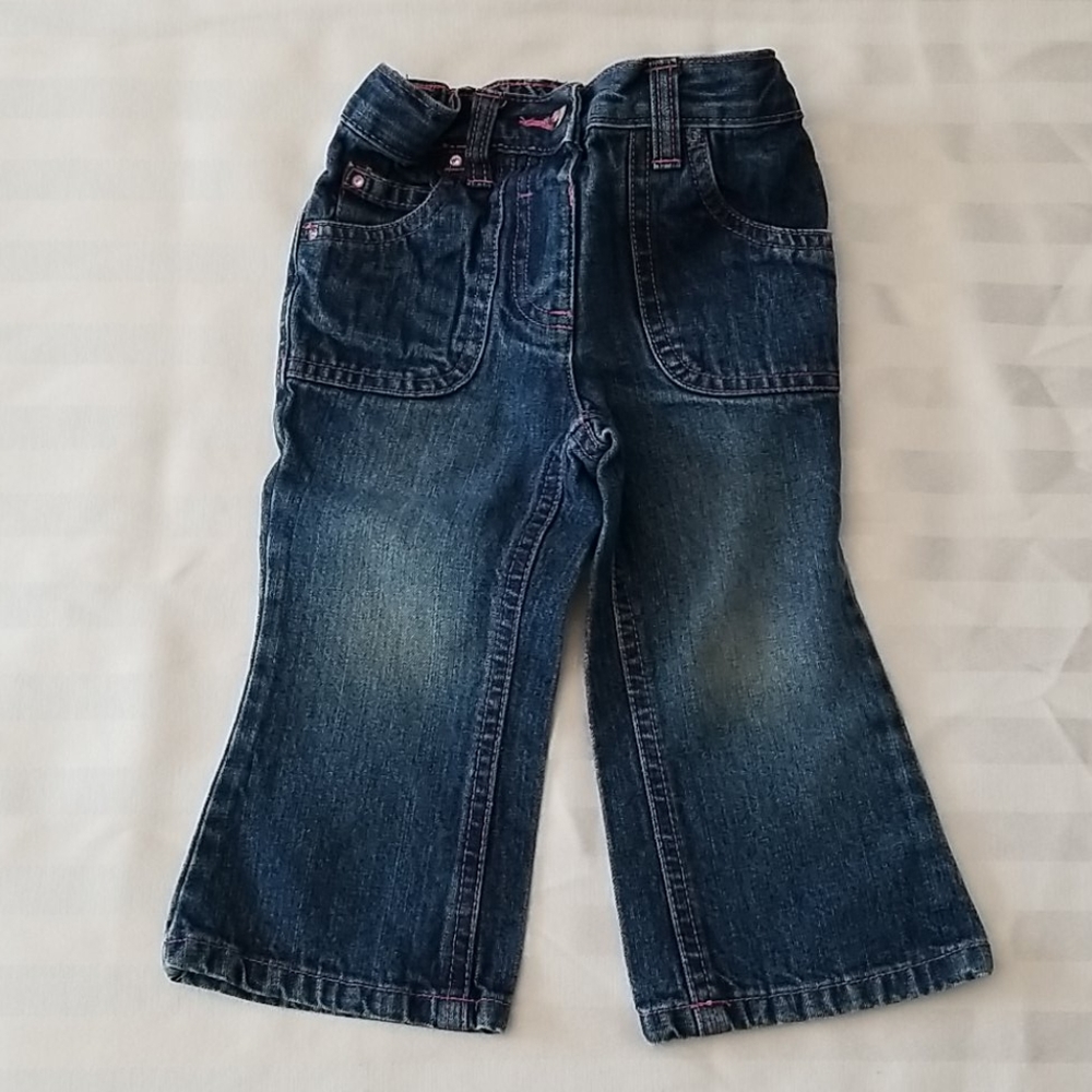 Baby Girl Dark Wash Jeans Size 9-12 mo
